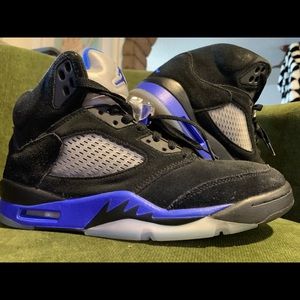 Air Jordan 5 Retro Sz:9 Racer blue